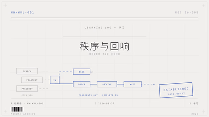 秩序与回响